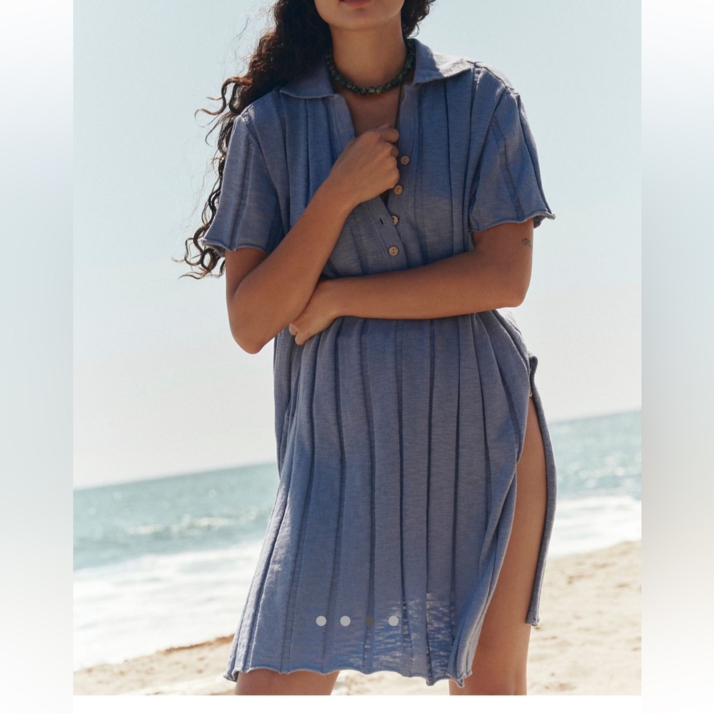 Paloma sweater set- blue suede- size Small - Picture 3 of 8